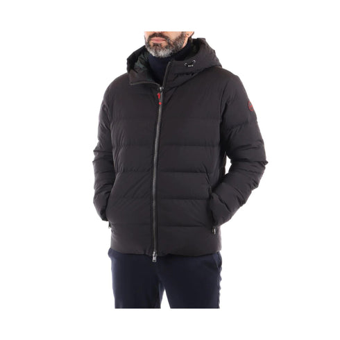 Museum Piumino corto Piumino Uomo modello Justin corto Black olive - Francavilla Moda